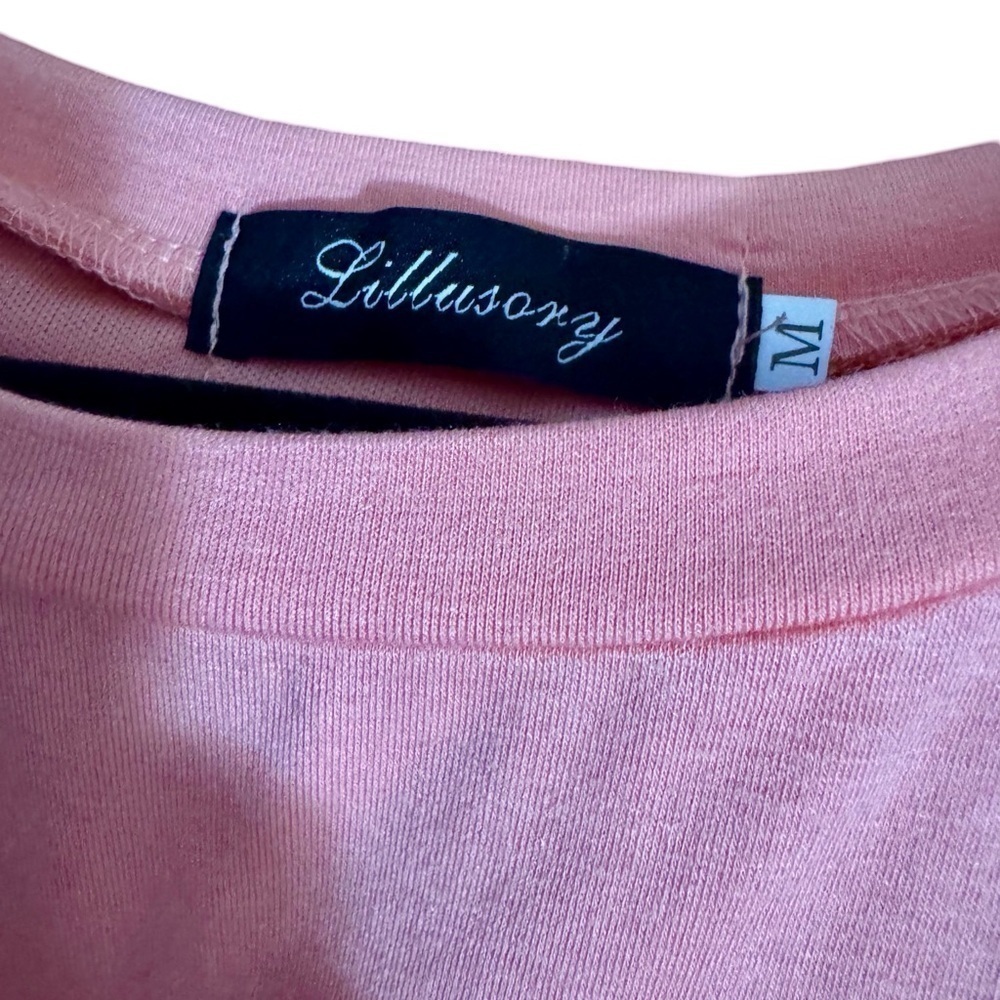 Lillusory Pink Knit Dress - Picture 3 of 4